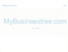 Tablet Screenshot of mybusinesstree.com